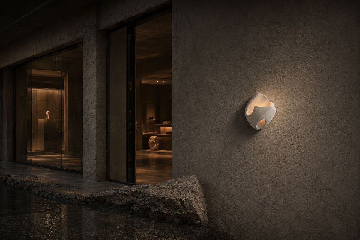 Wabi Sabi Stone Wall Light