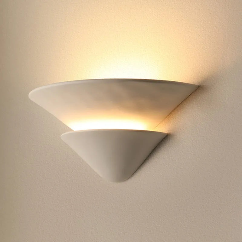 French Wabi Sabi Gypsum Wall Light