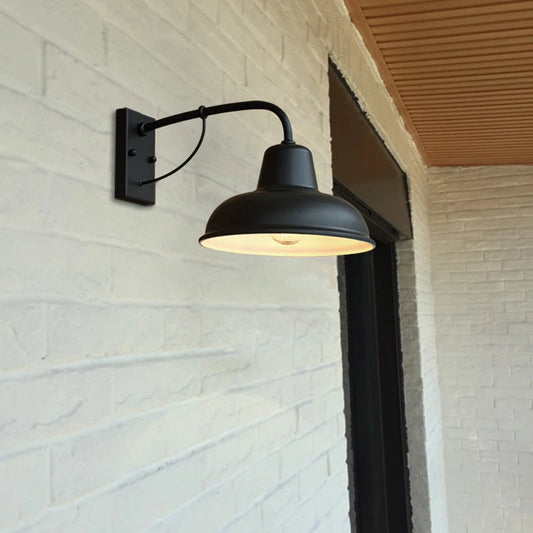 American Vintage Iron Barn Wall Lamp